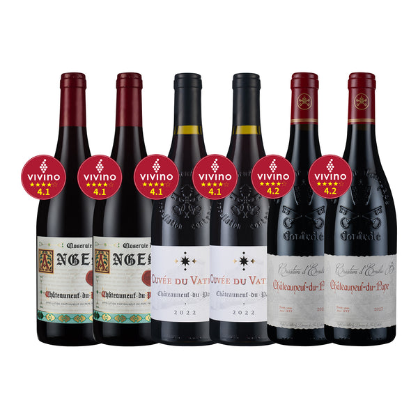 Luxury Châteauneuf-du-Pape Collection 6btl