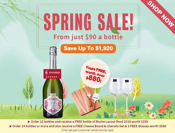 Spring SALE from $90 a bottle