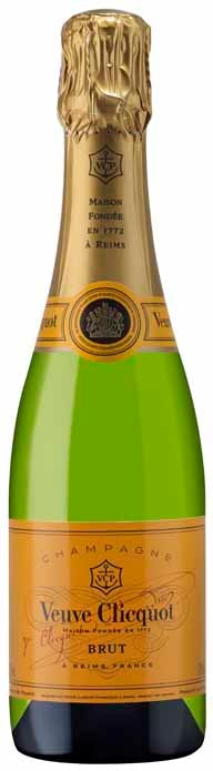 Champagne Veuvuot Yellow Label (half bottle)