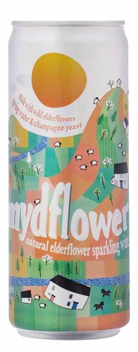 Mydflower Elderflower Sparkling Wine (330ml can)