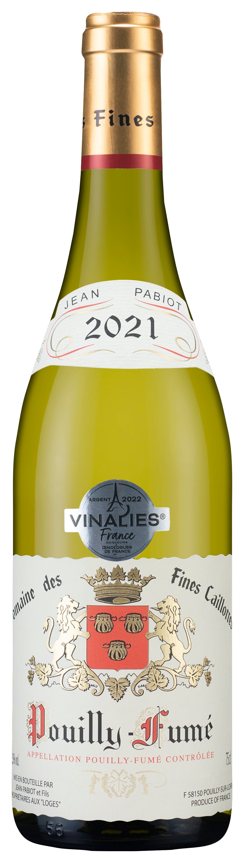 Jean Pabiot Pouilly Fumé Domaine des Fines Caillottes 2021