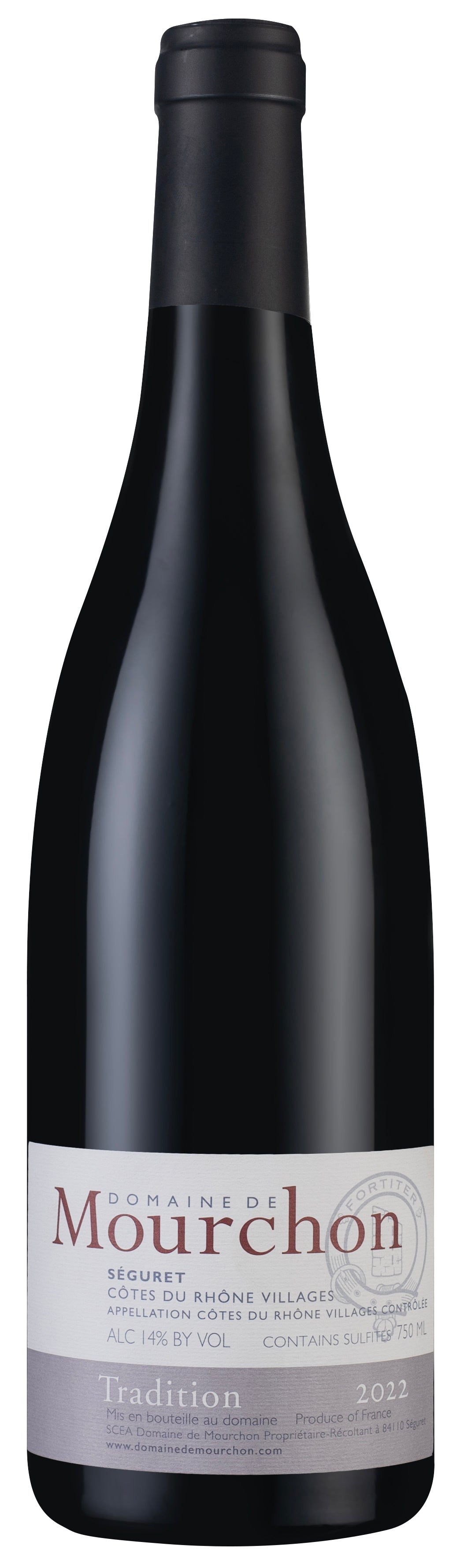 Domaine de Mourchon Séguret Tradition Côtes du Rhône Village Organic 2022