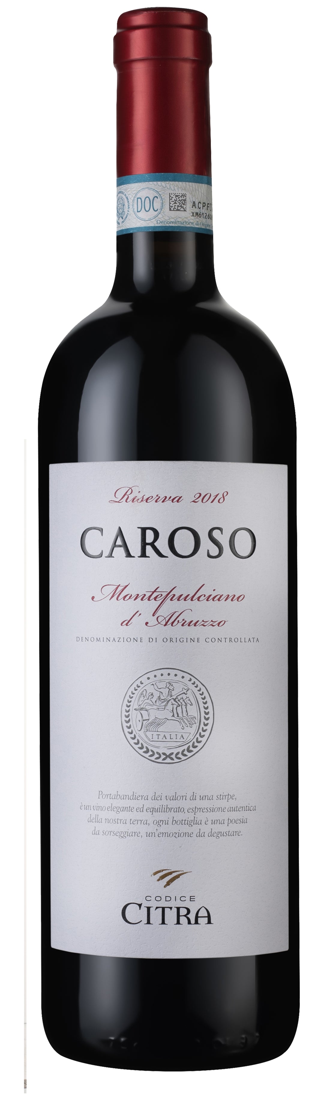 Caroso Montepulciano Riserva 2018