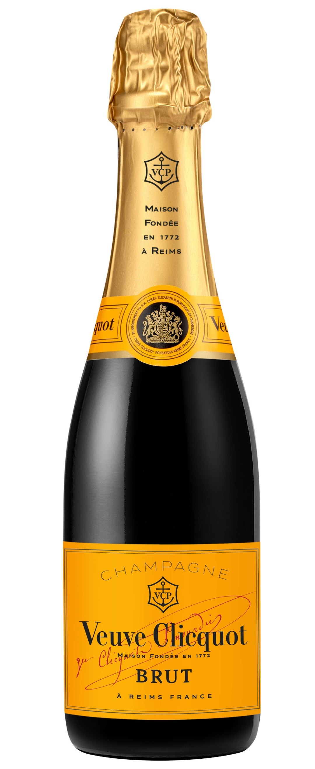 Champagne Veuvuot Yellow Label (half bottle) NV