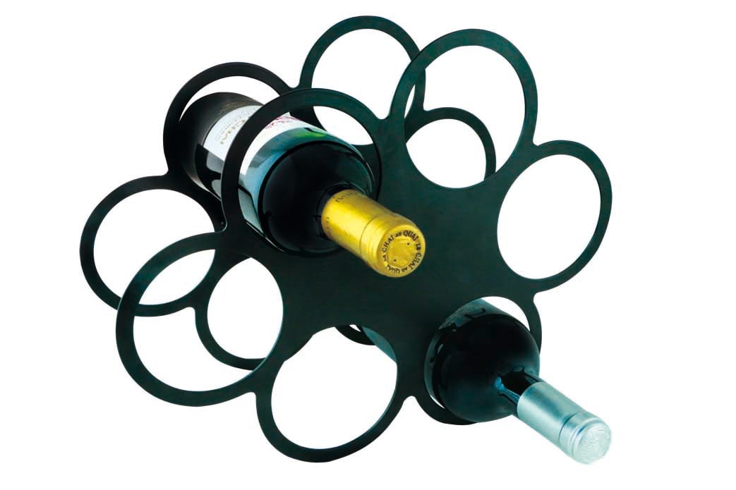 6Btl Metal Wine Rack