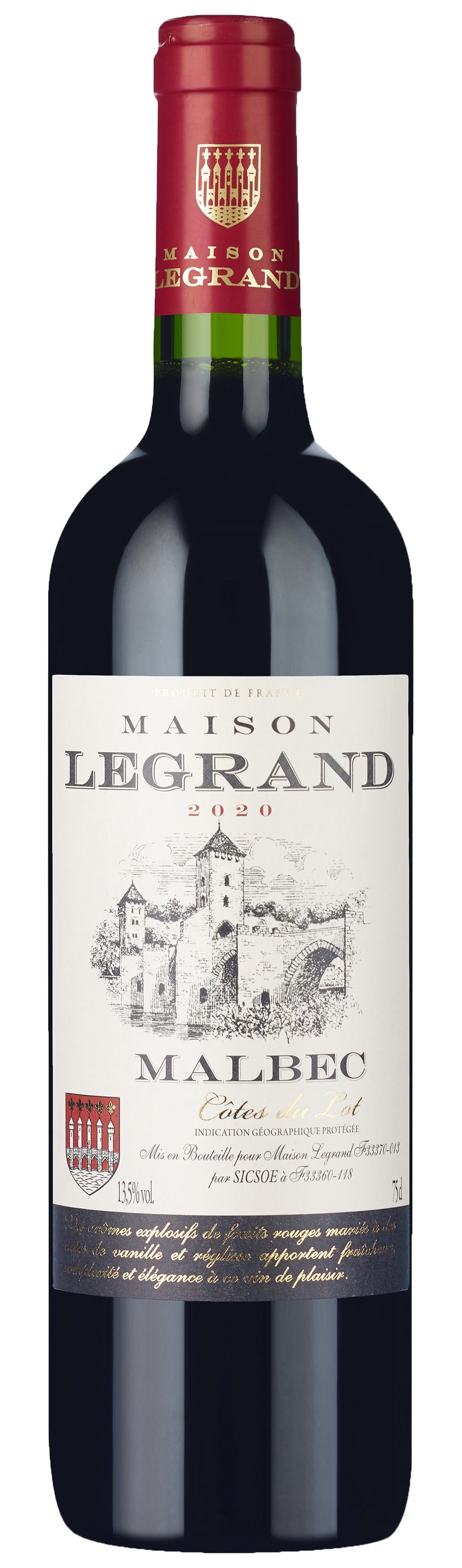 Maison Legrand Malbec 2020