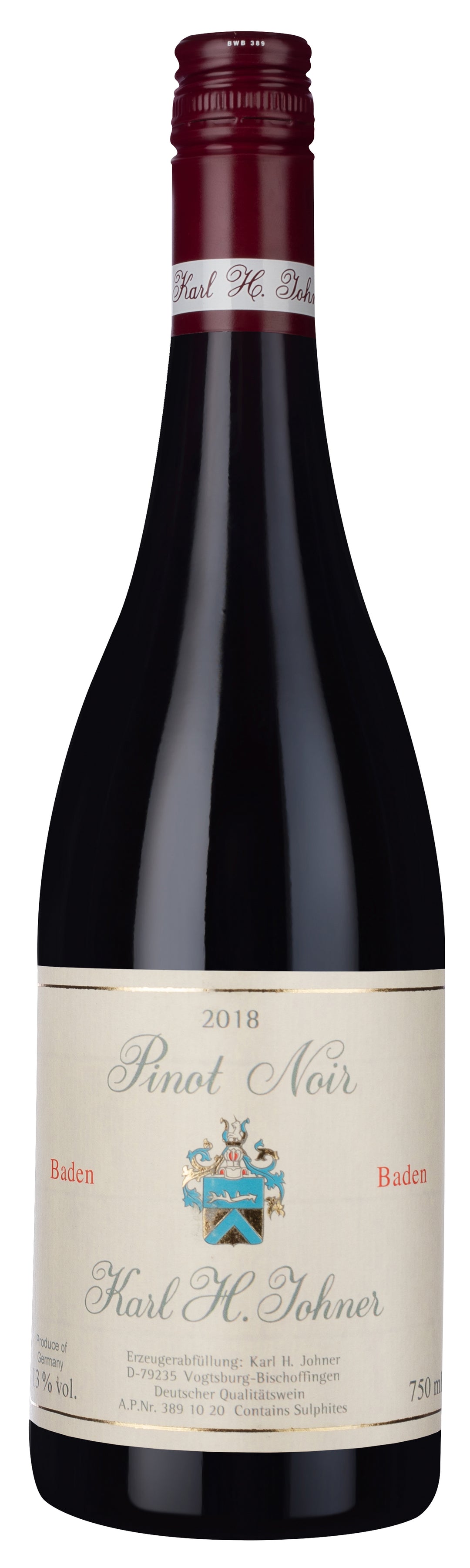 Karl H Johner Pinot Noir 2018
