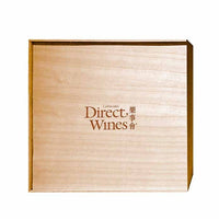 3-bottle wooden box