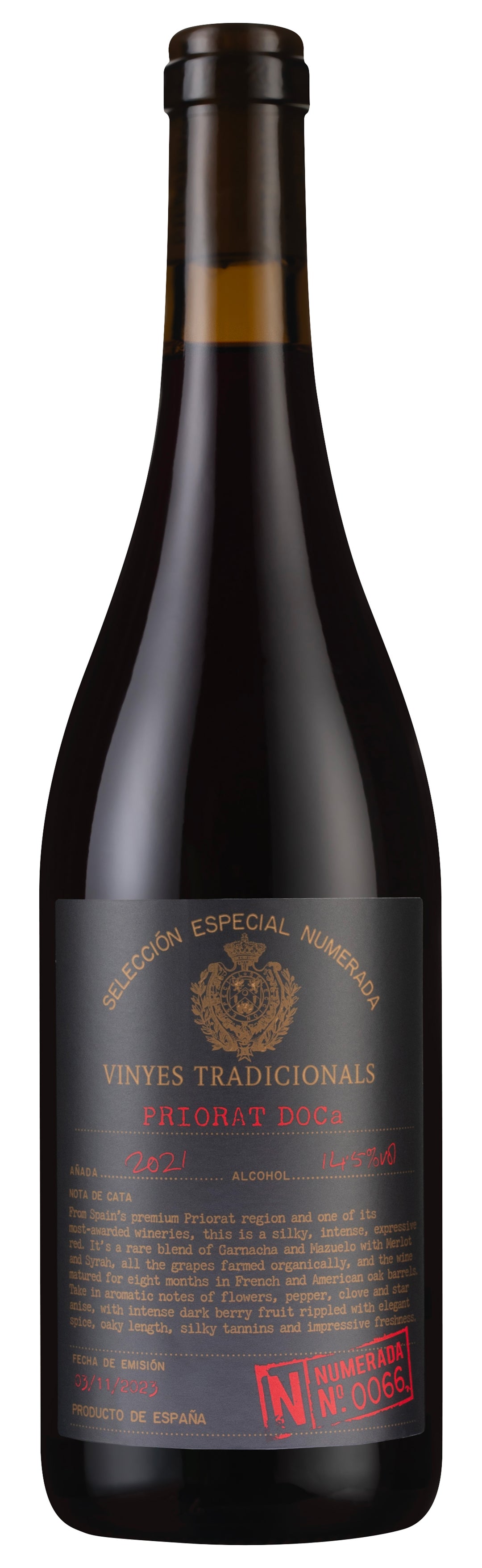 Selección Especial Numerada 66 Priorat 2021