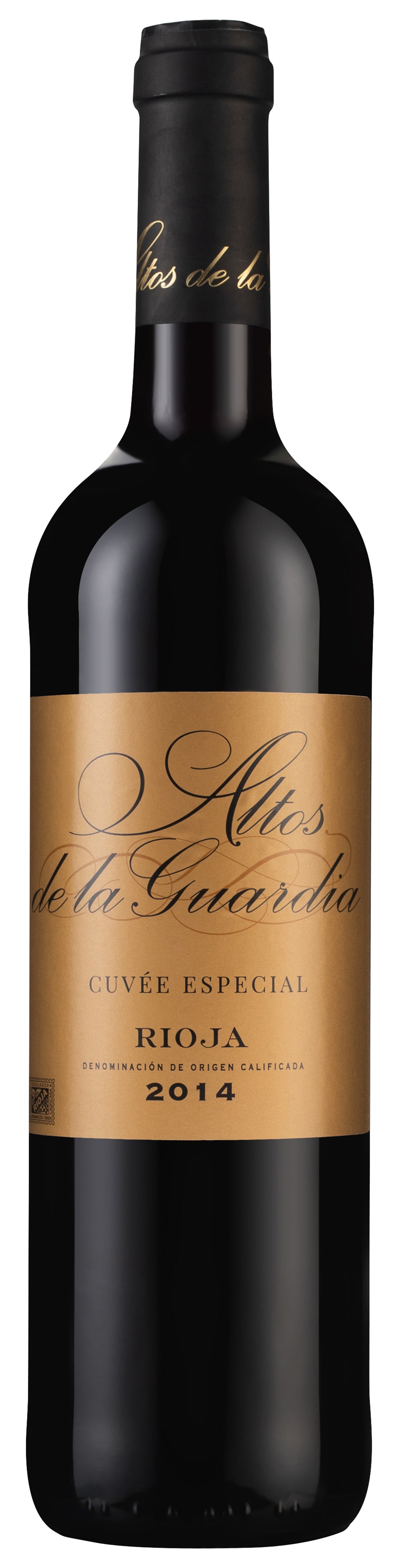 Altos De La Guardia Cuvée Especial Rioja in a wooden case 2014
