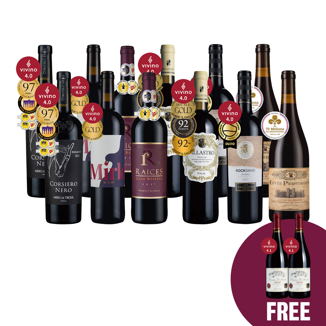 1.Awarded European Reds 12btl + 2 FREE Reds