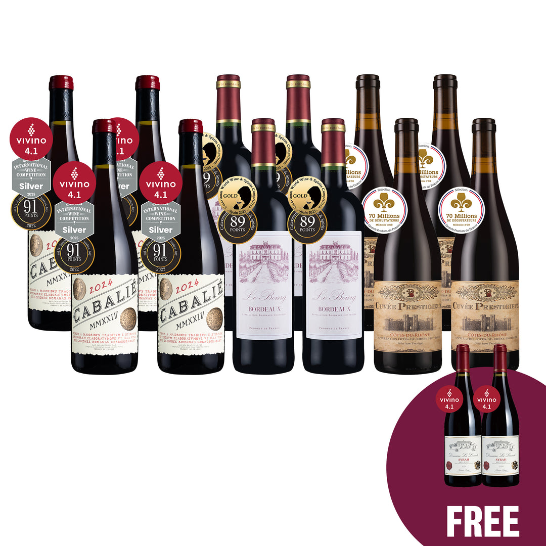 1.French Reds 12btl + 2 FREE Reds