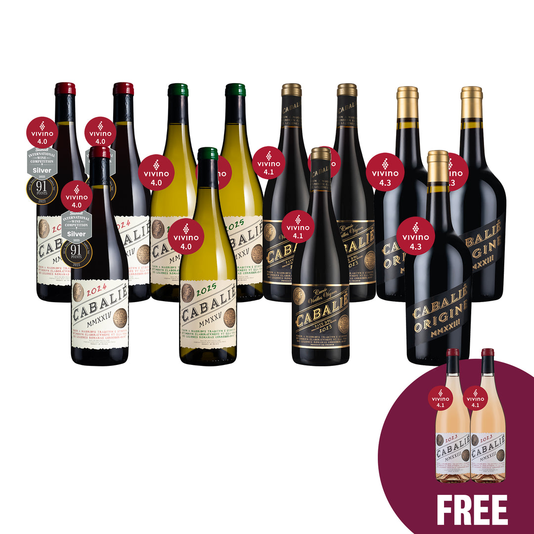 4.Cabalié Family 12btl + 2 FREE Cabalié Rosés