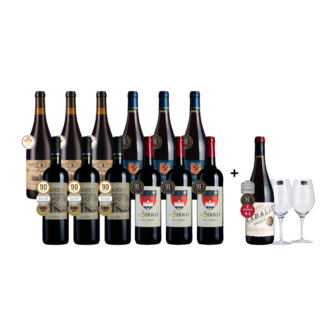 [SHCB] Awarded French Reds 12btl + 1 FREE + FREE Glasses 