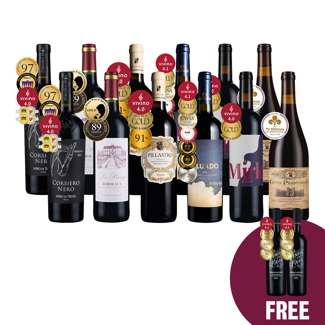 1.European Gold Reds 12btl + 2 FREE Reds