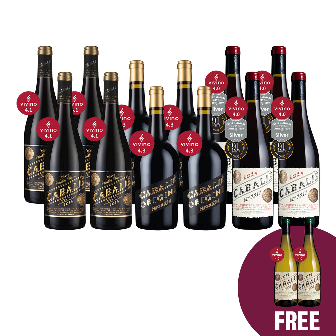 4.Cabalié Family 12btl + 2 FREE Cabalié Blancs