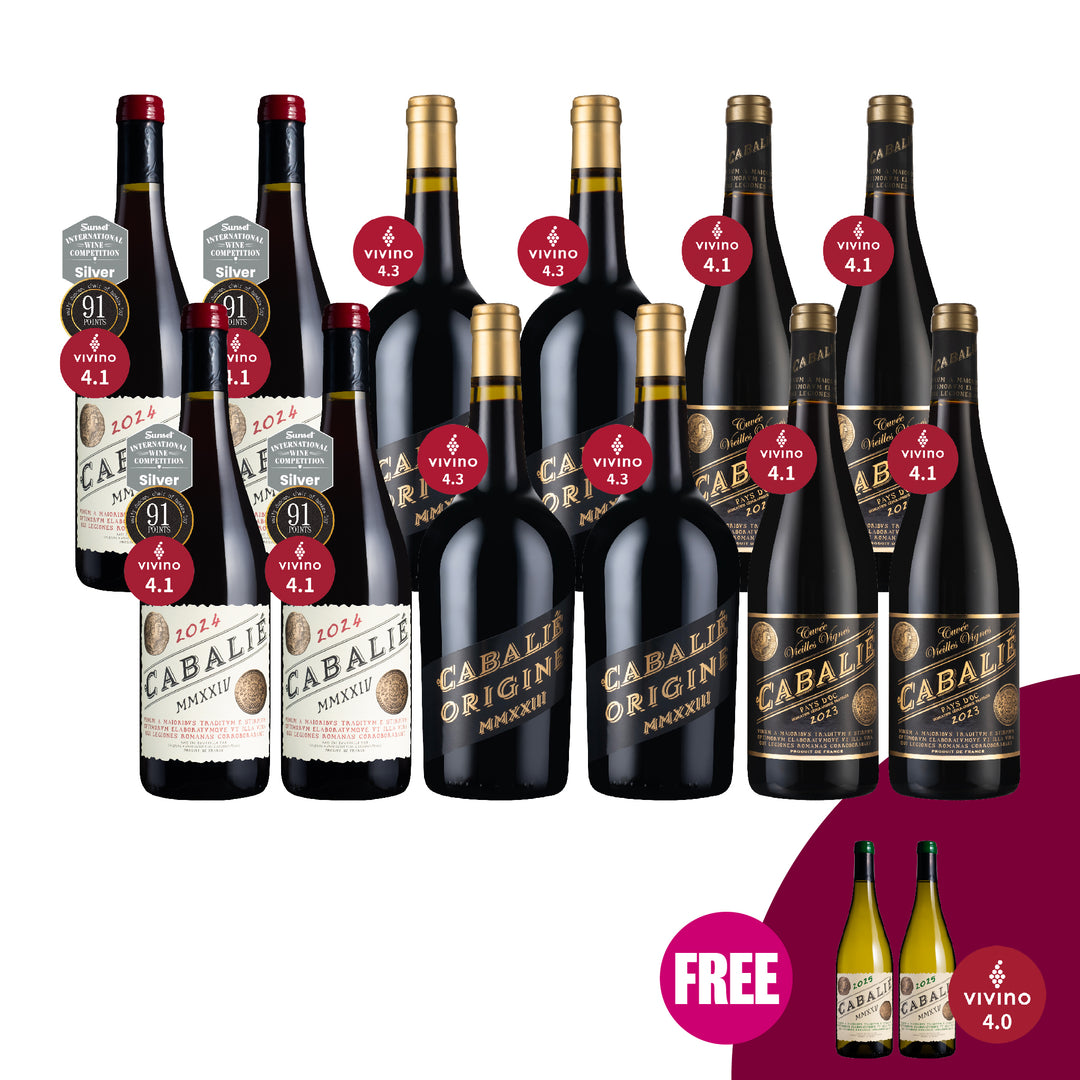 4.Cabalié Family 12btl + 2 FREE Cabalié Blanc