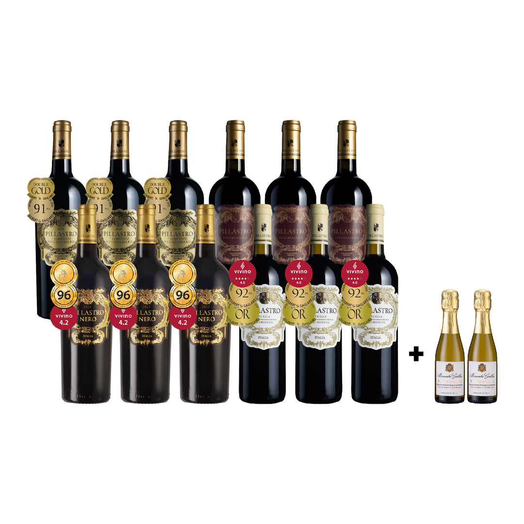 [SEP WOM] Pillastro Family Showcase 12btl + 2 Mini Proseccos