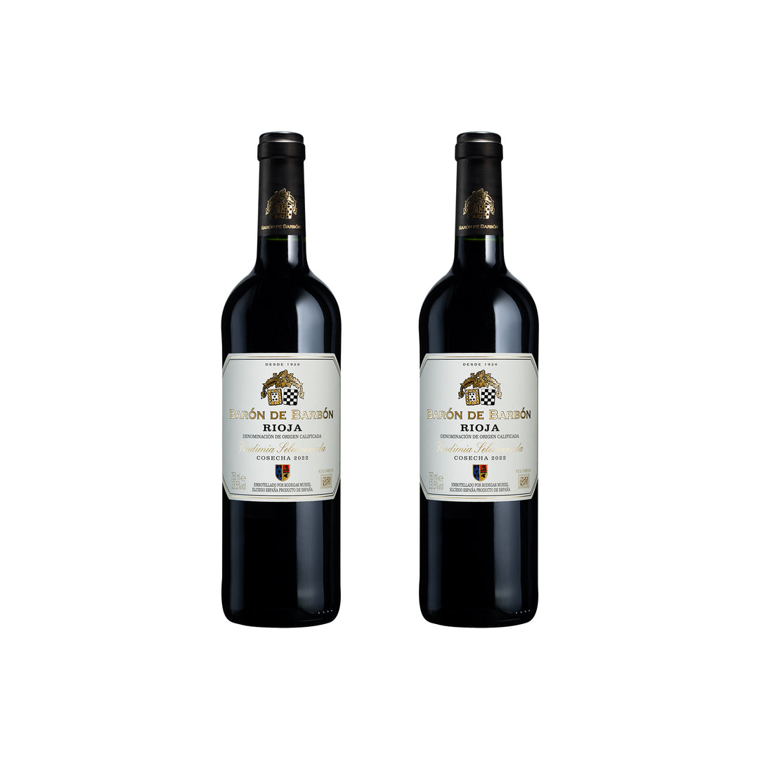 加購1：Barón de Barbón Oak Aged Rioja 2022 2支