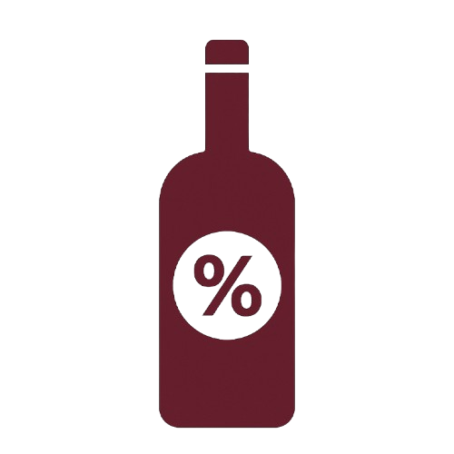 Alcohol percentage icon