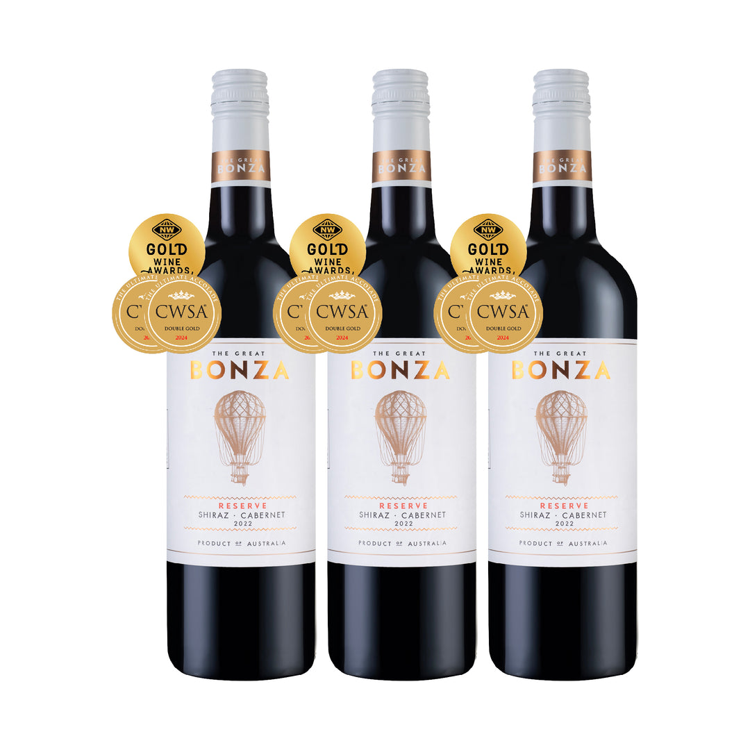【Add-on】The Great Bonza Reserve Shiraz Cabernet Sauvignon 2022 3Btl