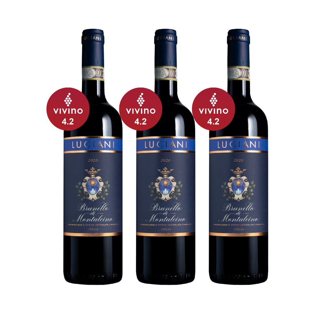 Luciani Brunello di Montalcino 2020 3支