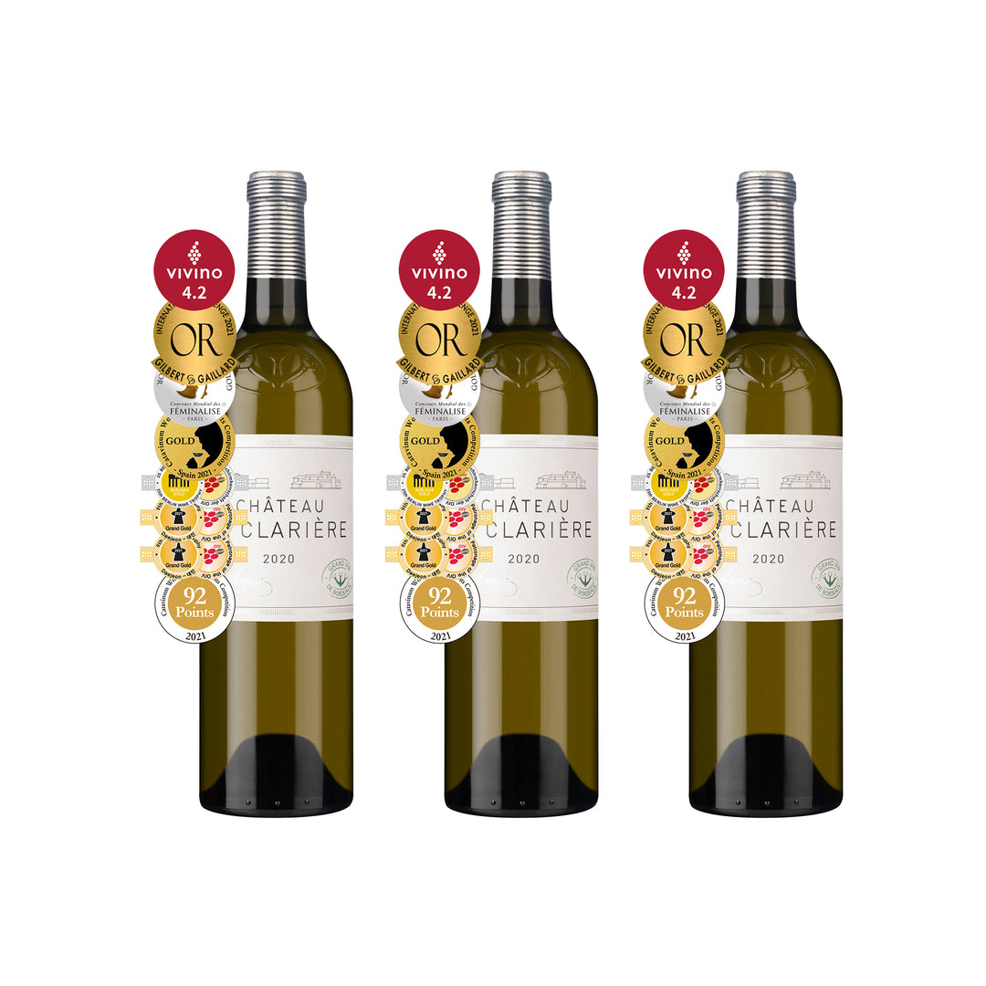 [精品葡萄园伙伴] 加购 Château La Clarière Blanc 2020 3支
