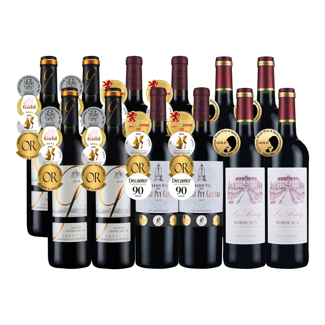 Gold-medal Bordeaux Collection 12btl