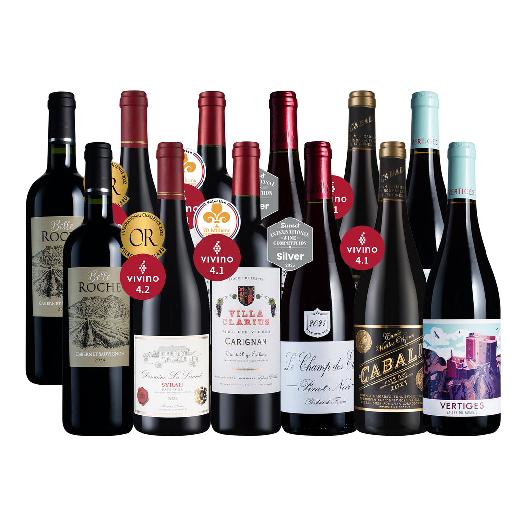 南法心水红酒选12支