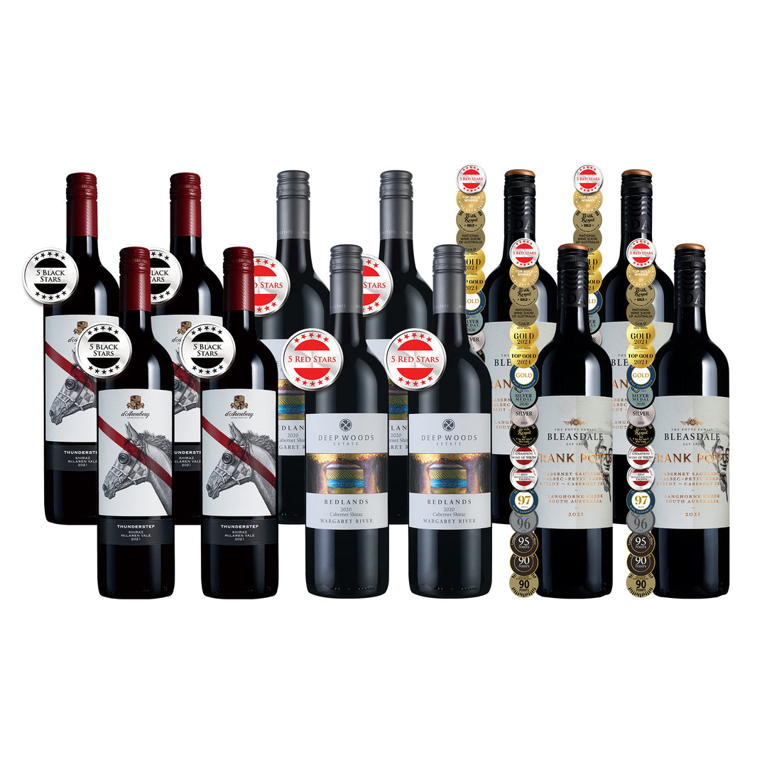 AU Halliday 5 Stars Winery 12Btl (3 x 4)