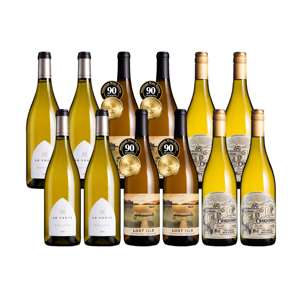 圆润醇厚Chardonnay白酒精选组12支