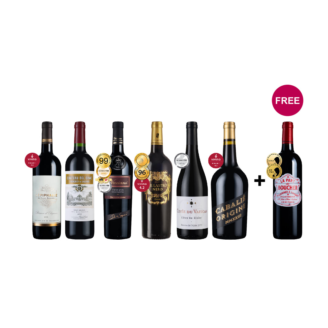 [Save the Dog 1] Masterful Blend Reds Case 6btl + 1 FREE