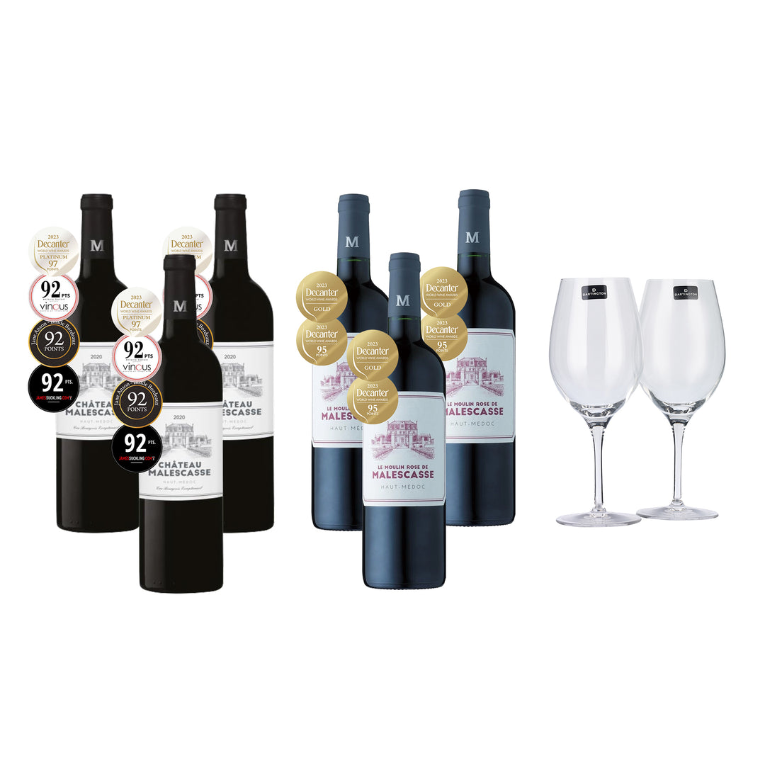 [SHCB] Château Malescasse Duo 6btl + FREE Glasses 