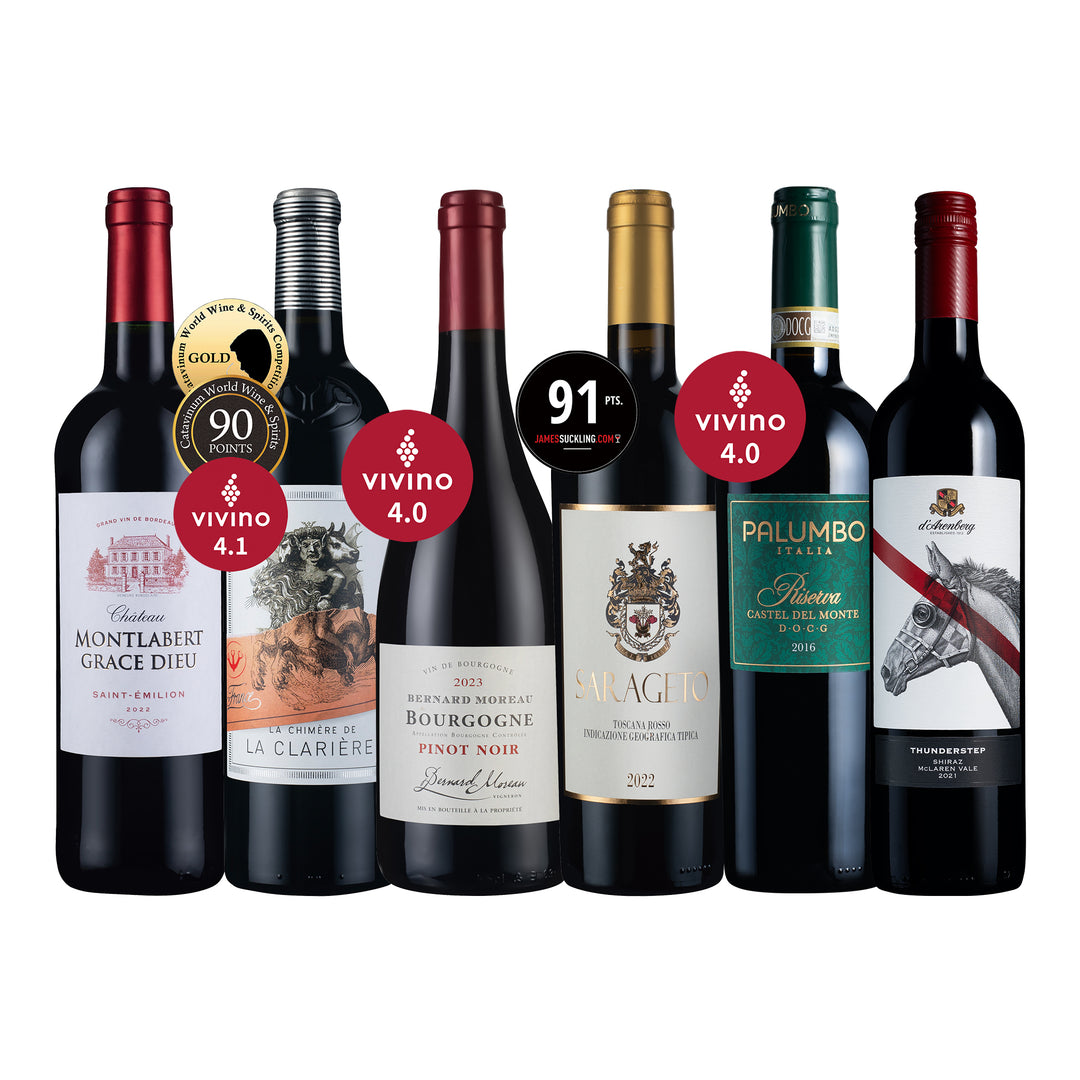 奢华圣诞必备酒组6支