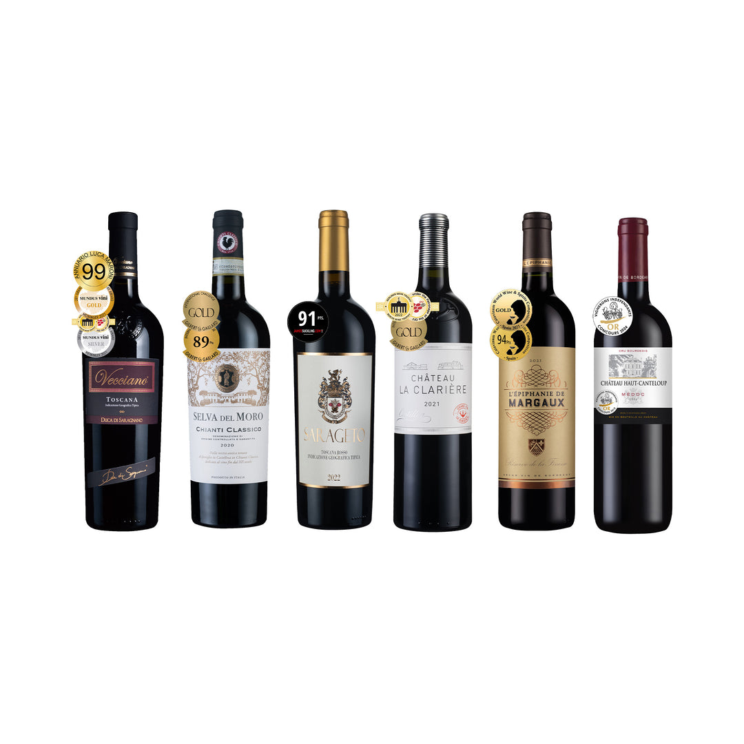 FRANCE & ITALY Luxury Awarded Reds 6btl