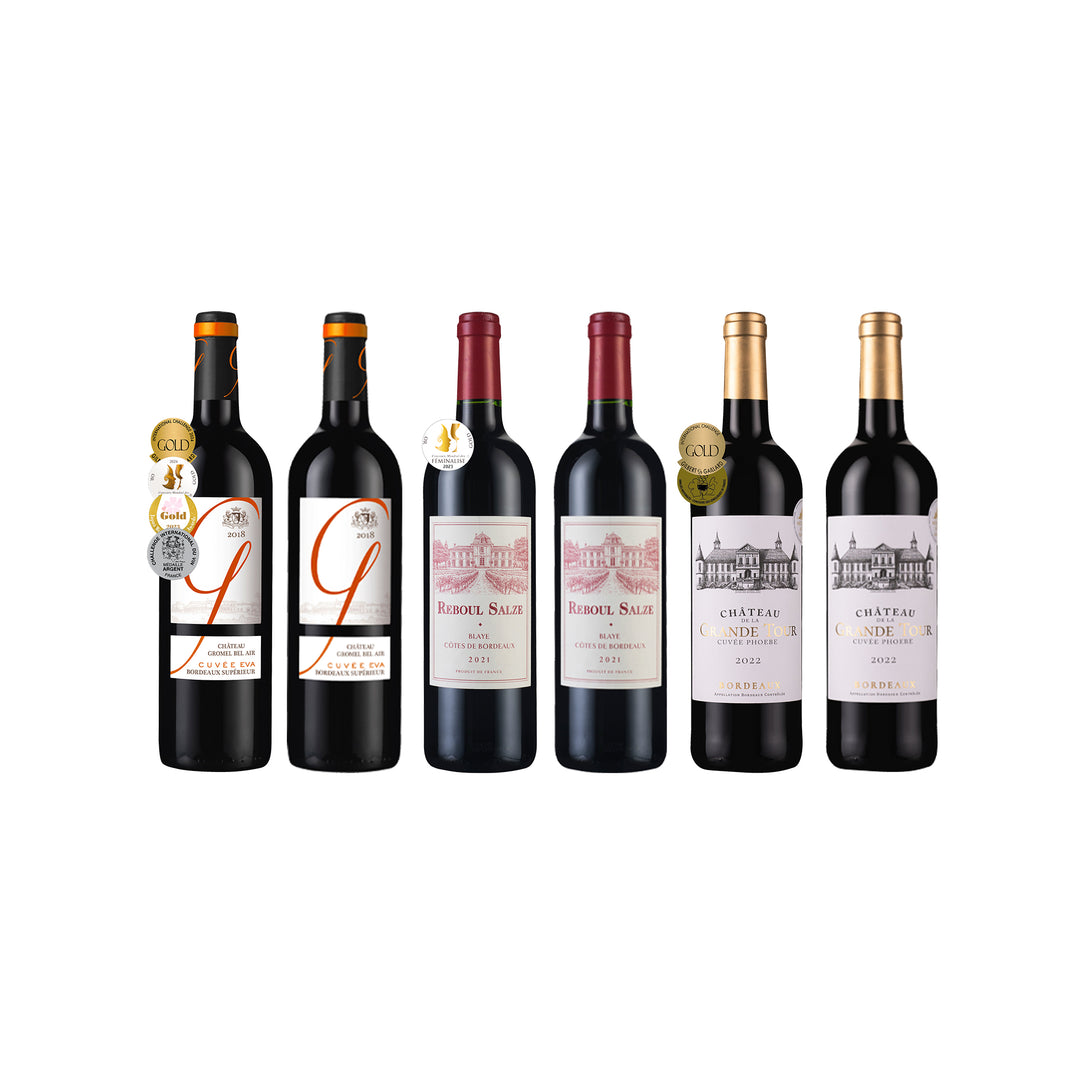 Gold Bordeaux Showcase 6btl