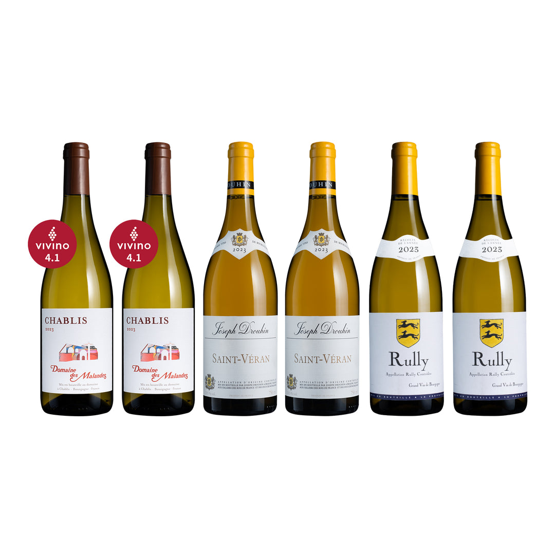Fine White Burgundy Collection 6Btl