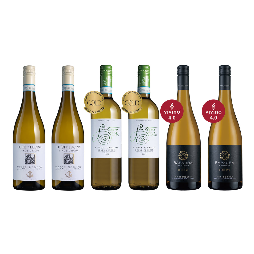 The Pinot Grigio / Pinot Gris Showcase 6btl