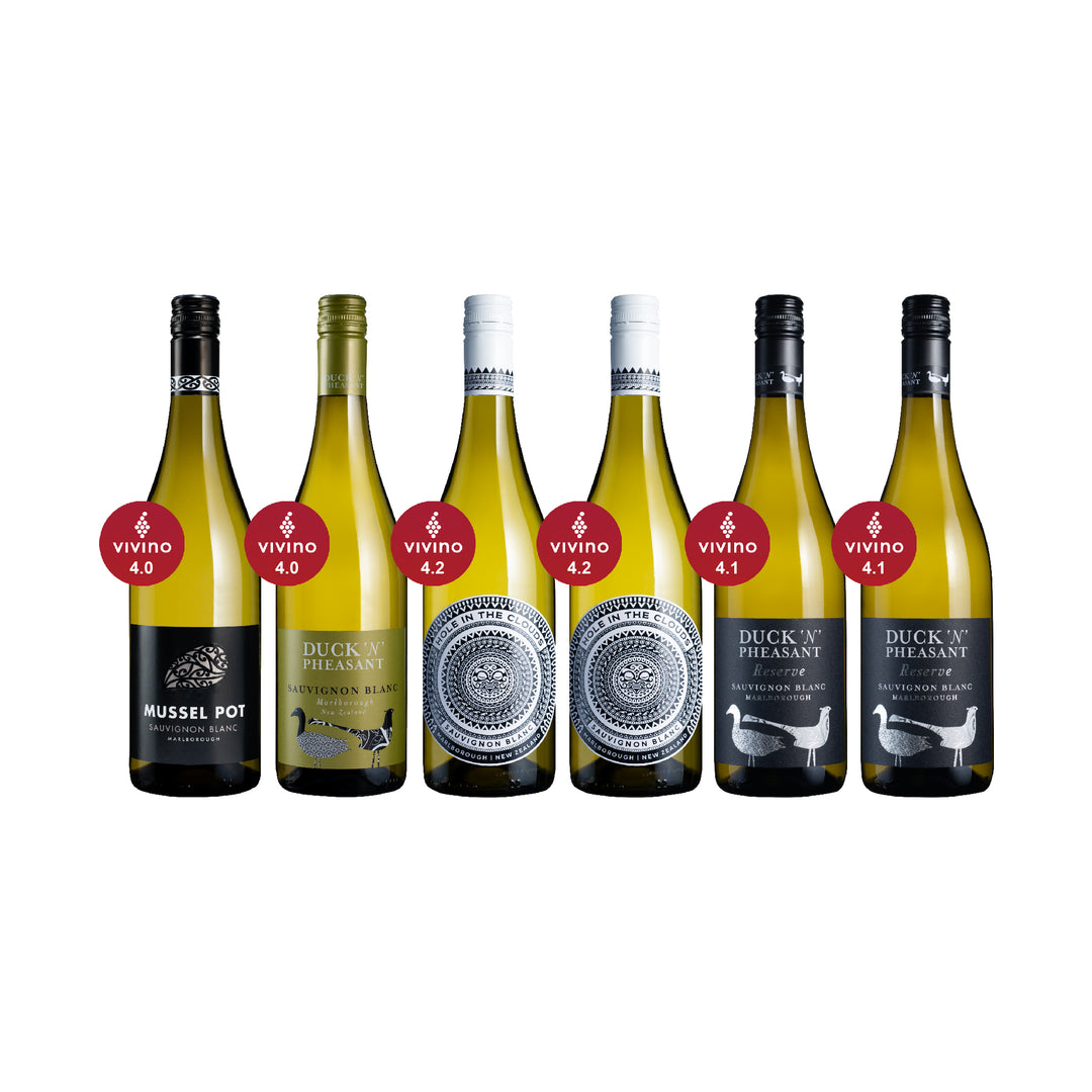 [FB/IG 粉絲限定] Vivino 4+ ★ 紐西蘭白酒組6支