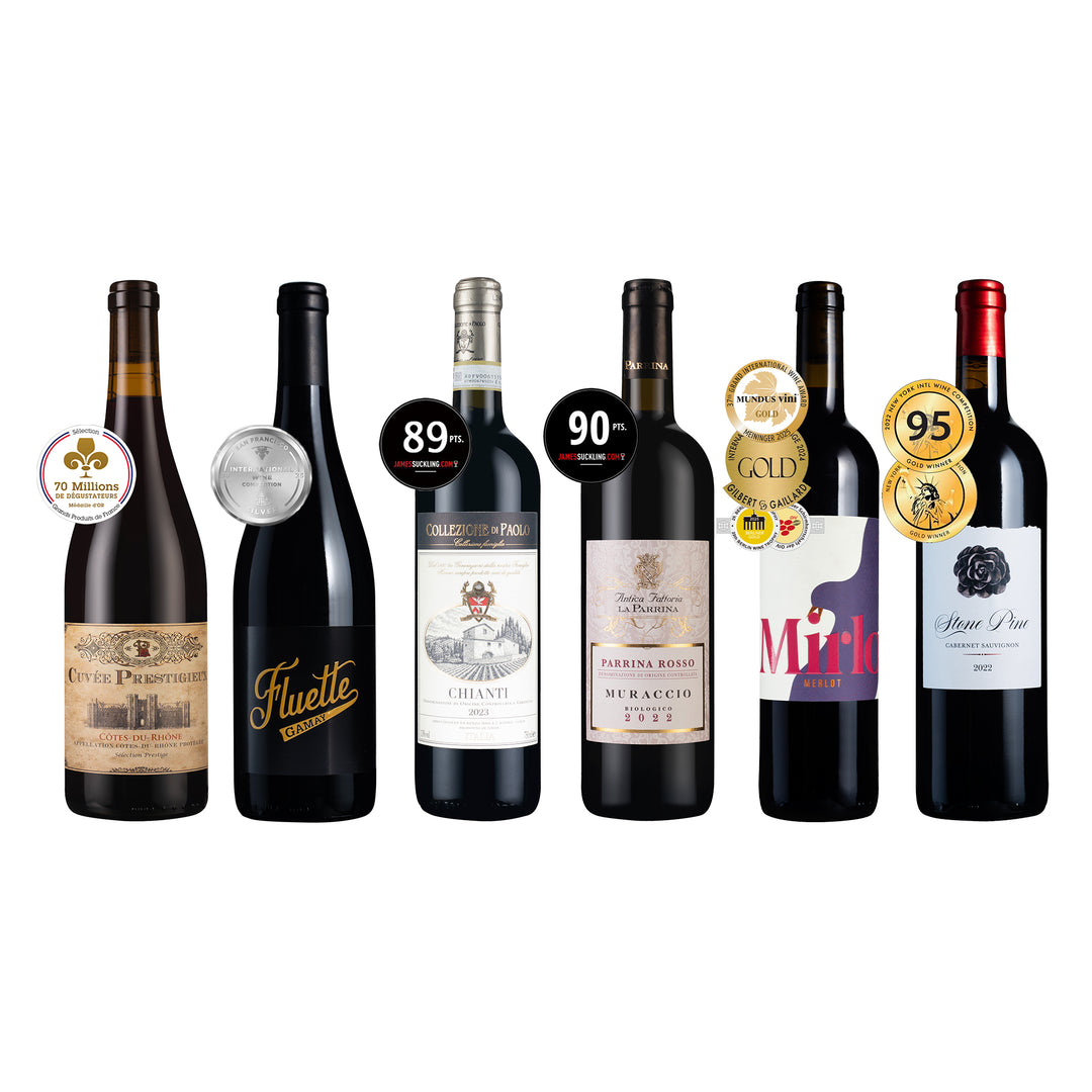 [9110] Awarded European Reds 6-btl (6 x 1)