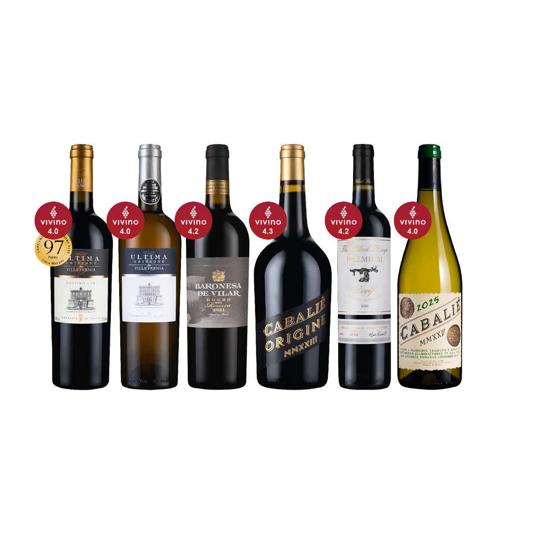 [FB/IG 粉絲限定] Vivino 4+★ 星級佳釀組6支