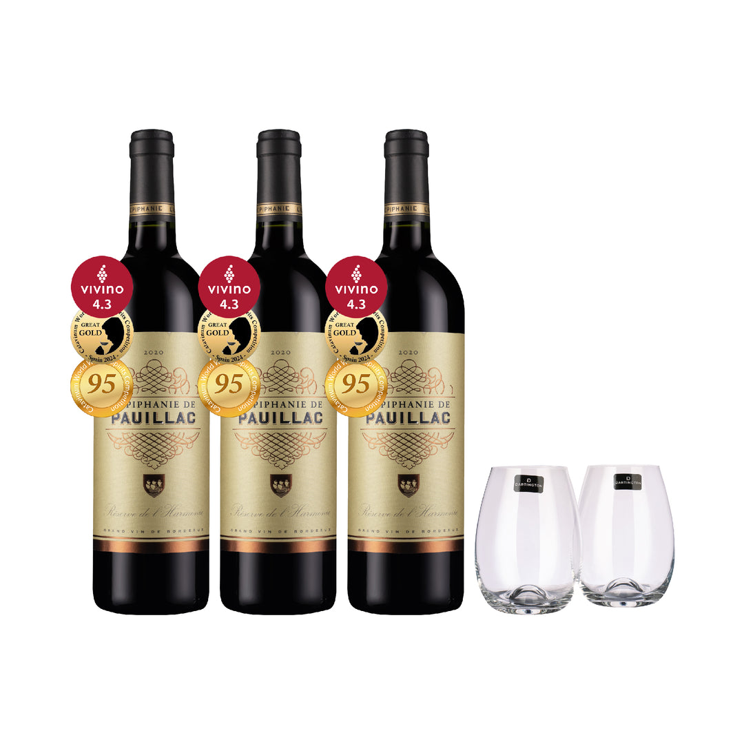 【CPA 會員專享】L'Epiphanie de Pauillac 2020 3支 + 免費酒杯