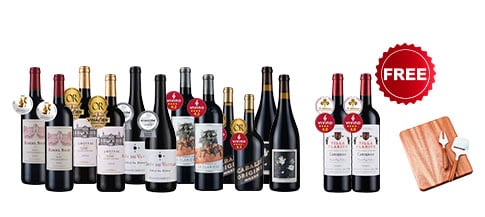 Fine French Reds For CNY 12btl + 2 FREE + FREE Cheeseboard