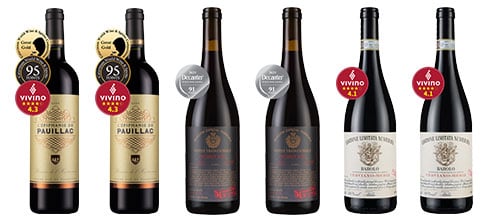 Magnificent Limited Edition Red Wines 6btl