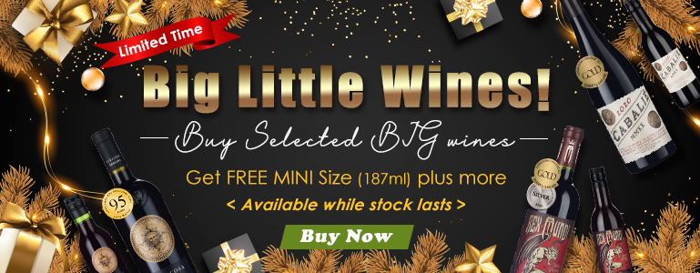 Big Little Wines! Buy Selected BIG wines & Get FREE MINI Size (187ml) plus more