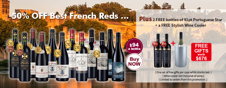 Best French Reds & More ... at up to 50% OFF!