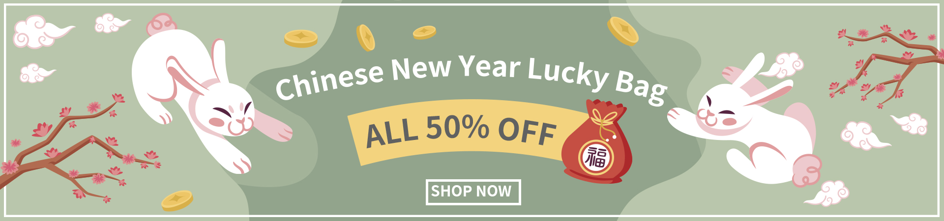 WEBSITE EXCLUSIVE: Year of The Rabbit HALF-PRICE Lucky Bag