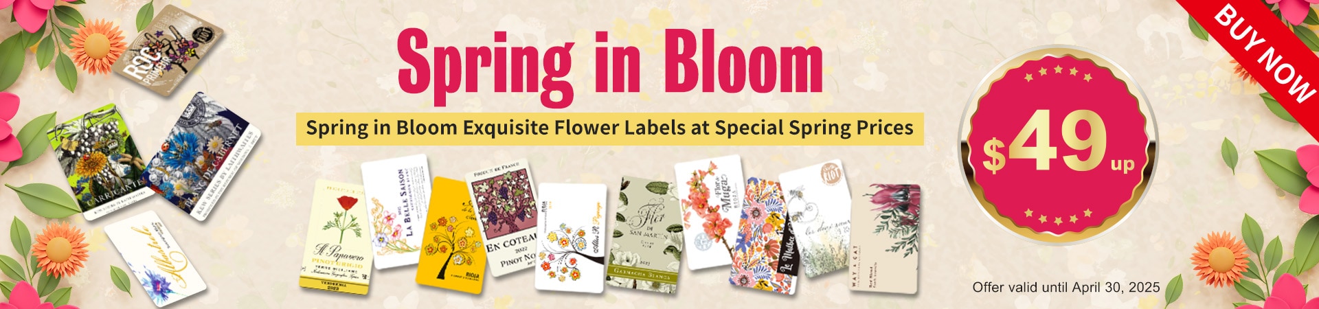 Spring in Bloom $49 up