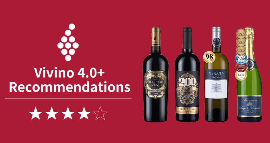 【Website Only】Vivino 4.0+ Recommendations