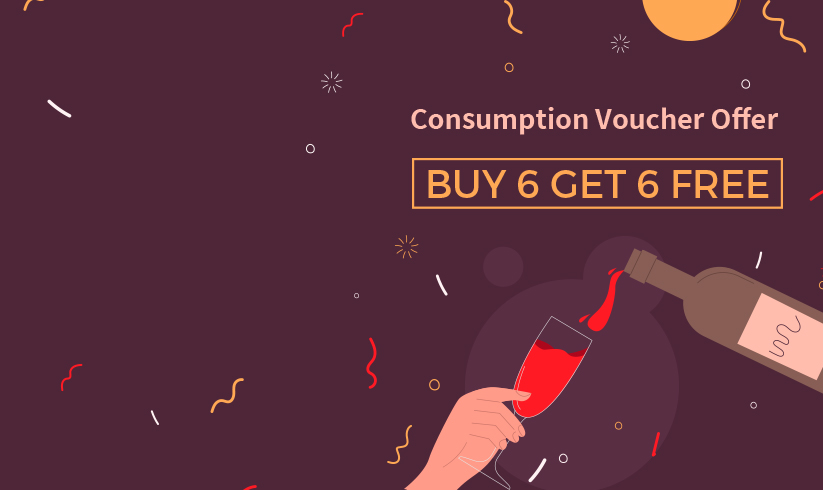 Consumption Voucher Offer: BUY 6 GET 6 FREE